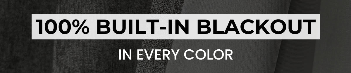 100% Total, True & Real Blackout Curtain Collection