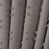 FLOSIA Fluffy Pom Pom Panel Curtain – Mink