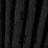 FLOSIA Fluffy Pom Pom Panel Curtain – Black