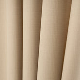 LALIBELA Custom Size Linen Look Curtain – Coffee Milk