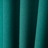 CELIA Linen Look Blackout Curtains – Aqua Blue