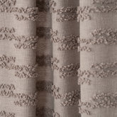 FELINA Wave Panel Curtains – Fluffy Linen Look in Mink