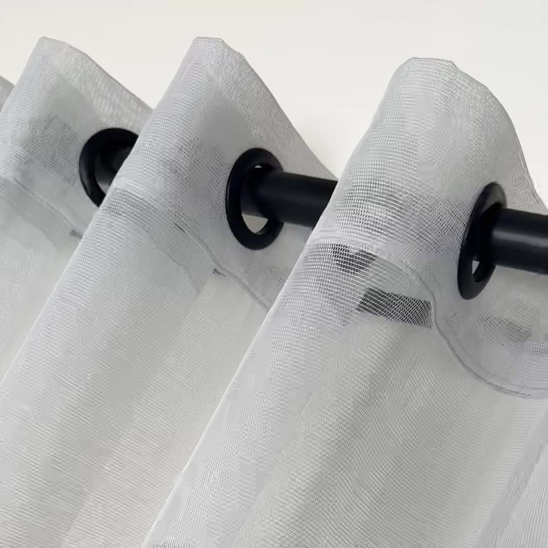 LYSSA Sheer Curtains – Custom Size Plain Light Drapes