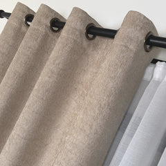 CHENORA – Shiny Chenille 100% Total Blackout Curtains