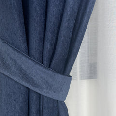 VALENZA Blackout Curtains – Custom Chenille Drapes with Built-In Light Block