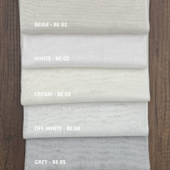LYSSA Sheer Curtains – Custom Size Plain Light Drapes