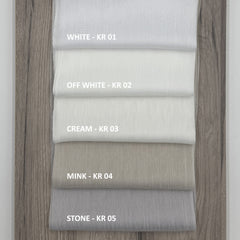 ARVENA Premium Sheer Curtains – Custom Size Linen-Look Drapes