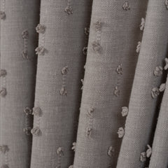 FLOSIA Fluffy Pom Pom Panel Curtain – Mink