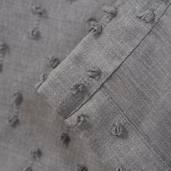 FLOSIA Fluffy Pom Pom Panel Curtain – Gray