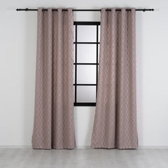 FLOSIA Fluffy Pom Pom Panel Curtain – Pink