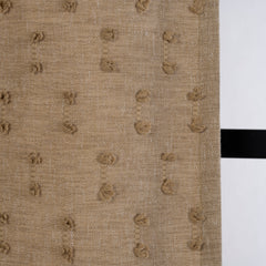 FLOSIA Fluffy Pom Pom Panel Curtain – Mustard