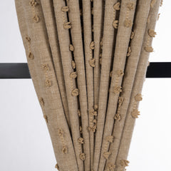 FLOSIA Fluffy Pom Pom Panel Curtain