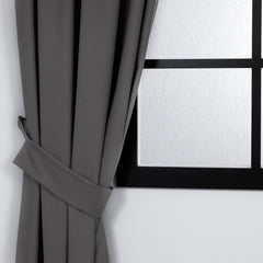 LALIBELA Custom Size Linen Look Curtain – Gray