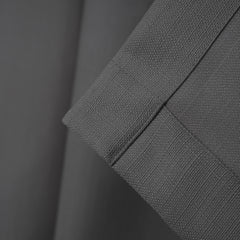 LALIBELA Custom Size Linen Look Curtain – Gray