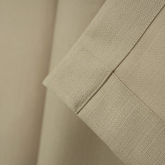 LALIBELA Custom Size Linen Look Curtain – Cappuccino
