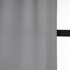 LALIBELA Custom Size Linen Look Curtain – Light Gray
