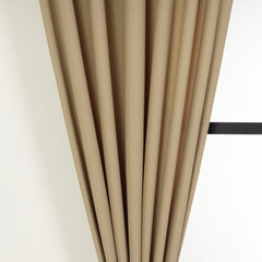 LALIBELA Custom Size Linen Look Curtain – Cappuccino