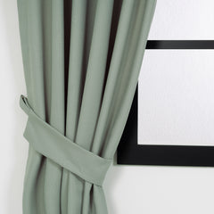 LALIBELA Custom Size Linen Look Curtain – Mint