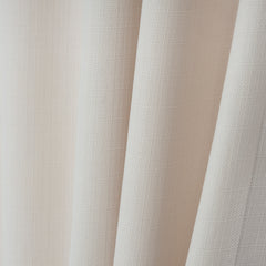 Lalibela Custom Size Linen Look Curtains Luxury Modern Drapery Panels with Natural Solid Colors with Blackout Lining Options