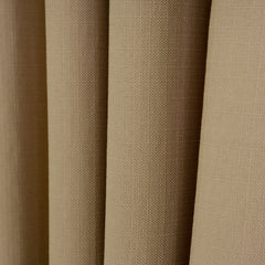 LALIBELA Custom Size Linen Look Curtain – Peanut Butter