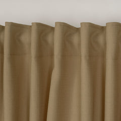 LALIBELA Custom Size Linen Look Curtain – Peanut Butter