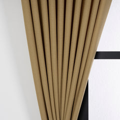LALIBELA Custom Size Linen Look Curtain – Peanut Butter