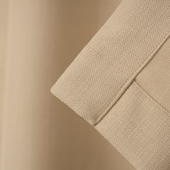 LALIBELA Custom Size Linen Look Curtain – Coffee Milk