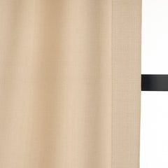 LALIBELA Custom Size Linen Look Curtain – Coffee Milk