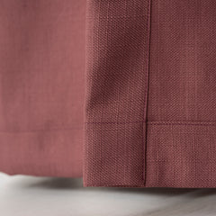 LALIBELA Custom Size Linen Look Curtain – Dried Rose