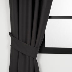 LALIBELA Custom Size Linen Look Curtain – Anthracite