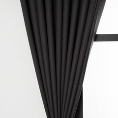 LALIBELA Custom Size Linen Look Curtain – Anthracite