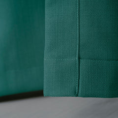 LALIBELA Custom Size Linen Look Curtain – Turquoise