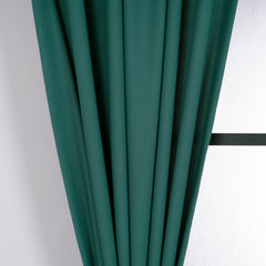 LALIBELA Custom Size Linen Look Curtain – Turquoise