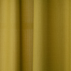 LALIBELA Custom Size Linen Look Curtain – Dark Yellow