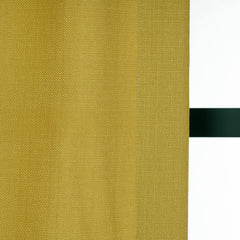 LALIBELA Custom Size Linen Look Curtain – Dark Yellow