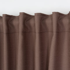 LALIBELA Custom Size Linen Look Curtain – Brown