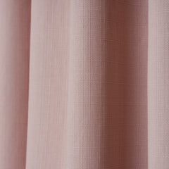 LALIBELA Custom Size Linen Look Curtain – Soft Pink