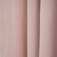 LALIBELA Custom Size Linen Look Curtain – Soft Pink