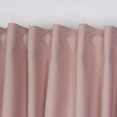 LALIBELA Custom Size Linen Look Curtain – Soft Pink