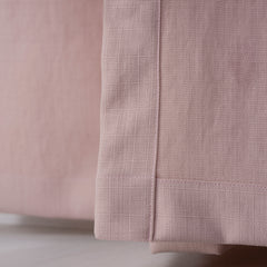 LALIBELA Custom Size Linen Look Curtain – Soft Pink