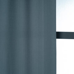 LALIBELA Custom Size Linen Look Curtain – Matte Blue