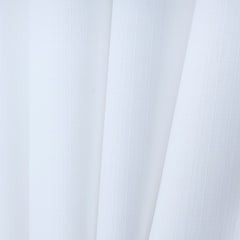 LALIBELA Custom Size Linen Look Curtain – White