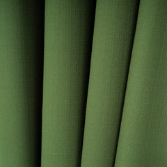 LALIBELA Custom Size Linen Look Curtain – Dark Green