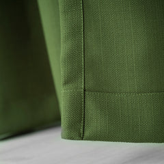 LALIBELA Custom Size Linen Look Curtain – Dark Green