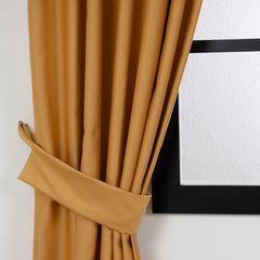 IVERA Custom Size Blackout Curtain – Mustard
