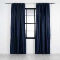 IVERA Custom Size Blackout Curtain – Navy Blue