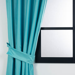 IVERA Custom Size Blackout Curtain – Carolina Blue