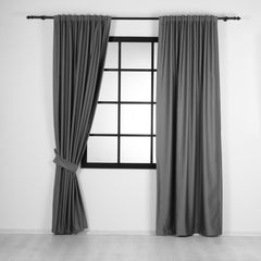 IVERA Custom Size Blackout Curtain – Gray