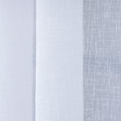 NUVIA Sheer Linen-Look Curtains – Custom Size Elegant Drapes