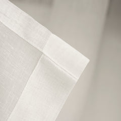 NUVIA Sheer Linen-Look Curtains – Custom Size Elegant Drapes